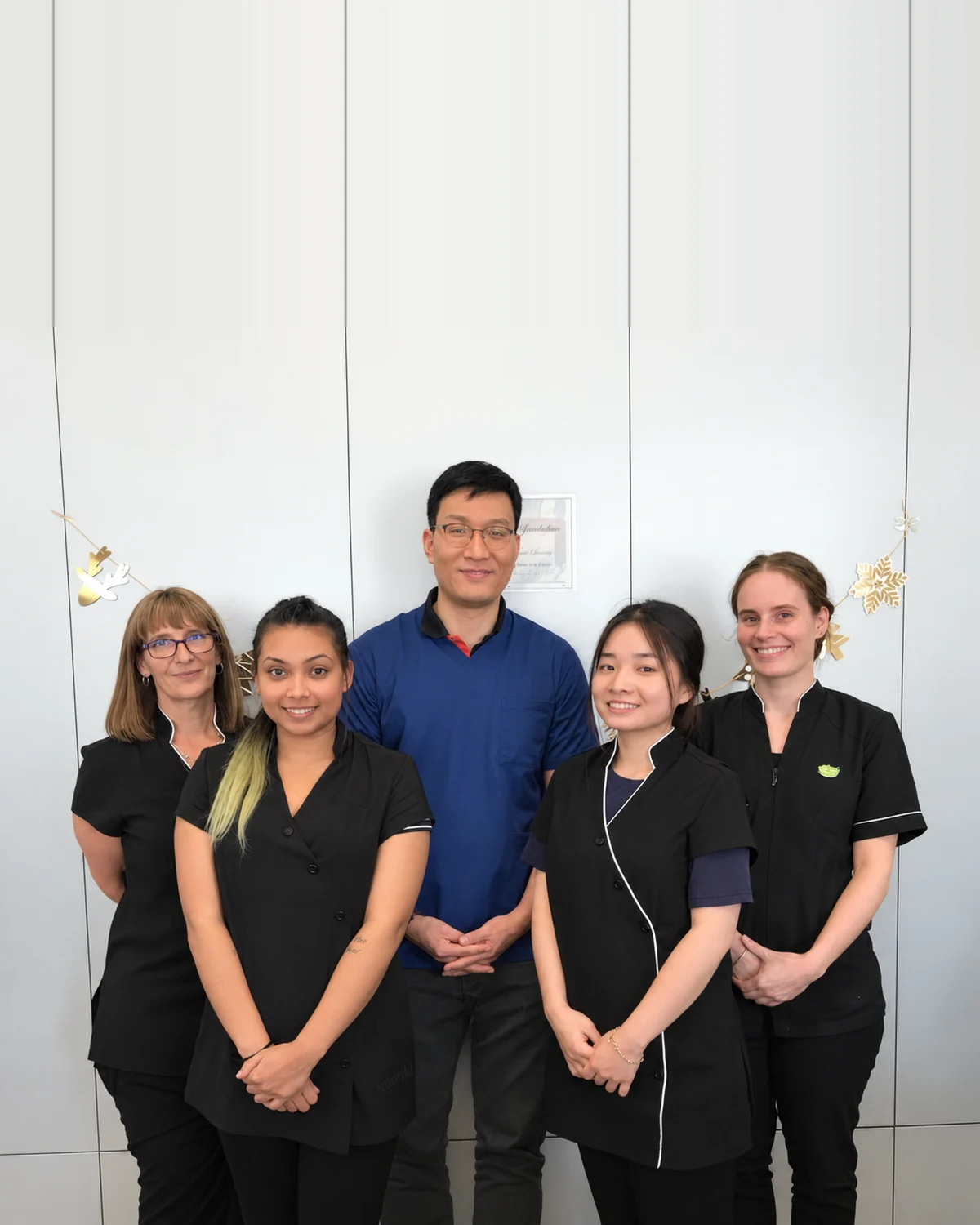 The New'Gen Dental Surgery team at the practice in Seymour